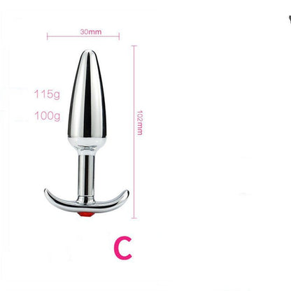 Metal Anal Toy Set for Adult Pleasure and Exploration