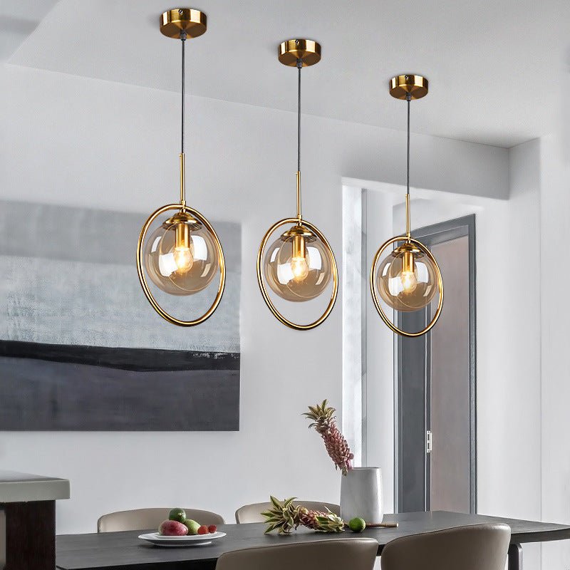 Nordic Modern Minimalist Glass Pendant Light