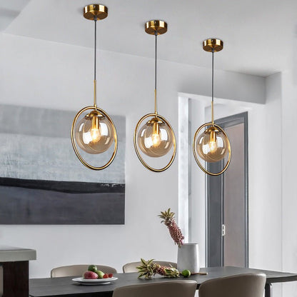 Nordic Modern Minimalist Glass Pendant Light