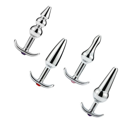 Metal Anal Toy Set for Adult Pleasure and Exploration